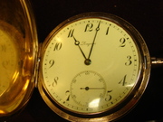 Золотые карманные часы Longines
