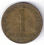 Продаю 1 шиллинг 1963 года Австрия